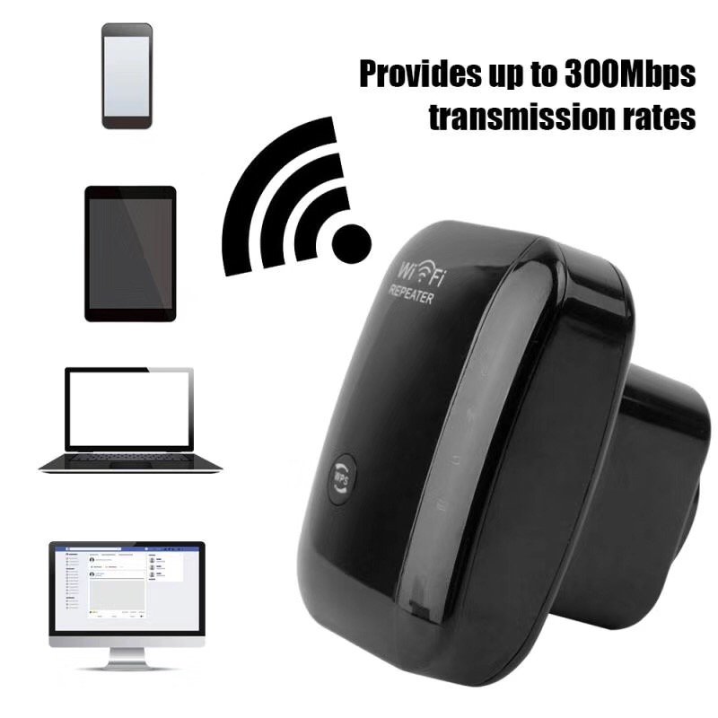 300Mbps Wireless Wifi Extender Repeater 1 LAN Port Mini Router With CE FCC RoHS certification